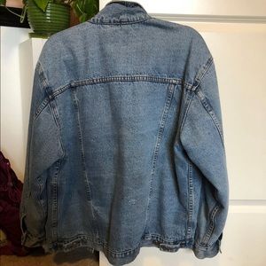 Oversized denim jacket